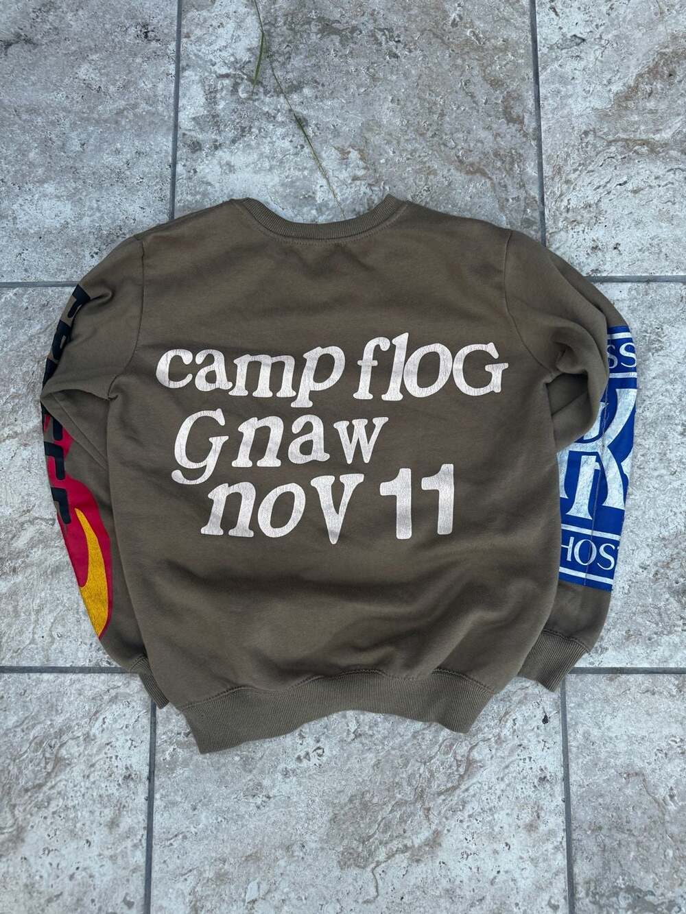 CPFM Kids See Ghosts Lucky Me I See Ghosts Camp Flog Gnaw Crewneck Sweatshirt